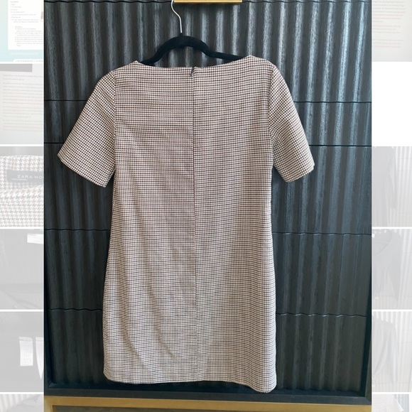 Zara Houndstooth Mini Dress - Picture 2 of 3